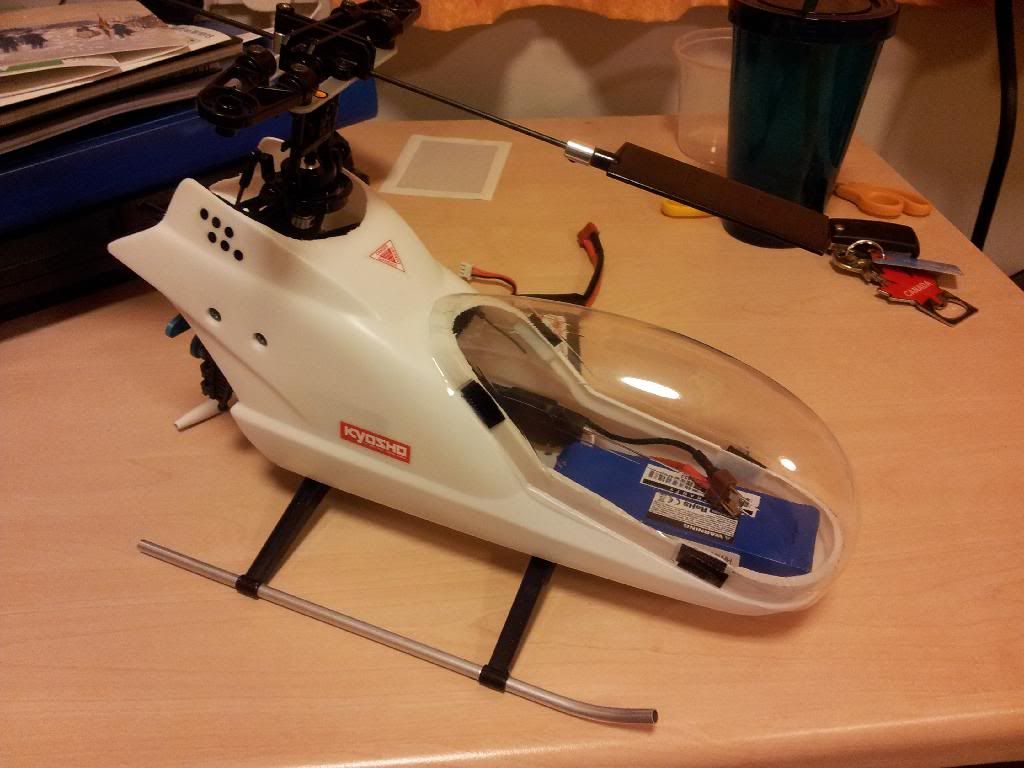 PZ/HZ Supercub internals in a Kyosho Hyperfly